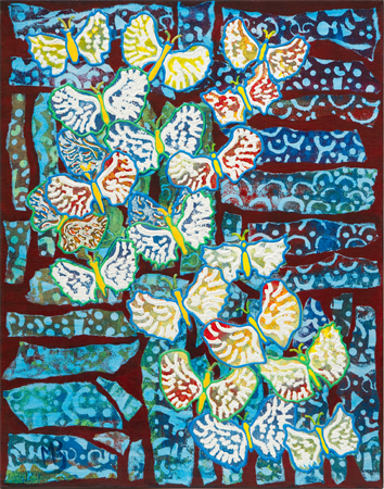 Butterfly Batik by artist Mary Berger